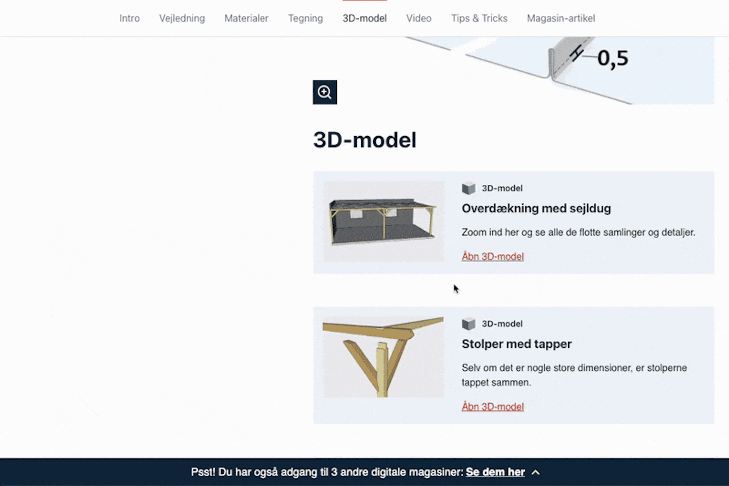 Overdækning med sejldug